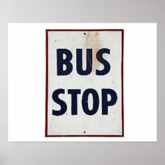 Poster Parada de barramento