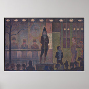 Pôster Parada de Cirque por Georges Seurat
