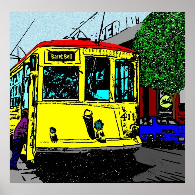 Pôster Parada do carrinho (Frente)