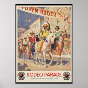 Pôster Parada do rodeio