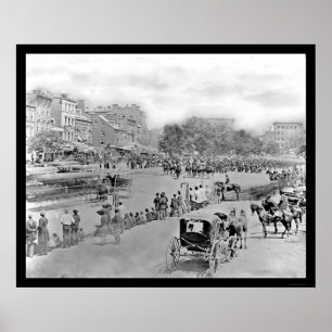 Poster Parada na avenida de Pensilvânia, Washington, C.C