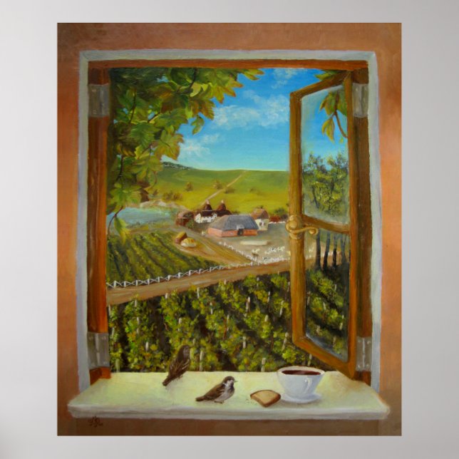 Pôster Paradas na janela (Frente)