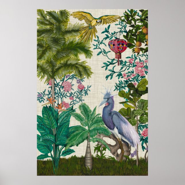Poster Paradise Chinoiserie (Frente)