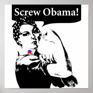 Pôster Parafuso Obama!