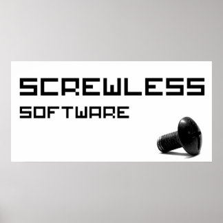Pôster ParafusoMenos logotipo de software