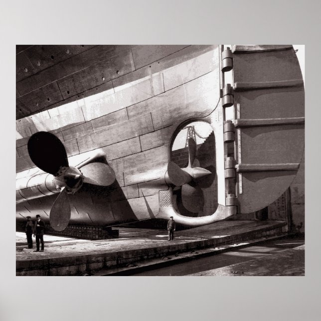 Pôster PARAFUSOS TITÂNICOS e RUDDER 1911 (Frente)