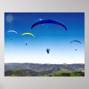 Pôster Paraglider em Black the Forest