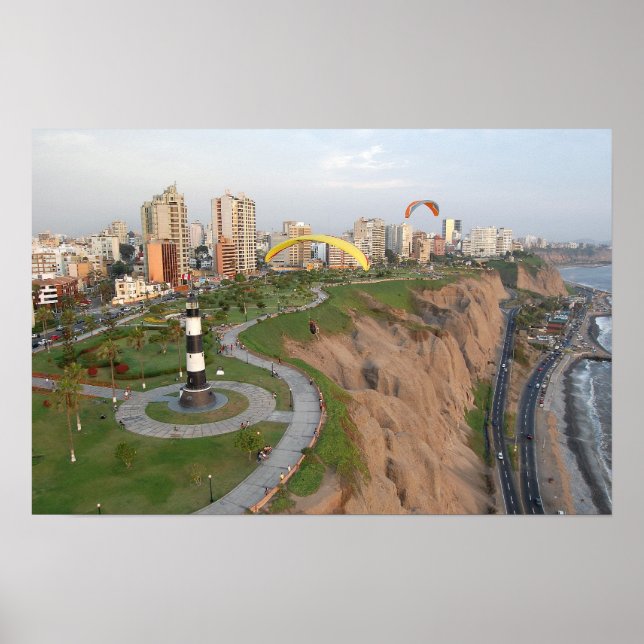 Poster Paragliding in Peru (Frente)