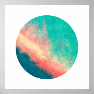 Poster Paraíso da Areia Rosa (Círculo Zen)