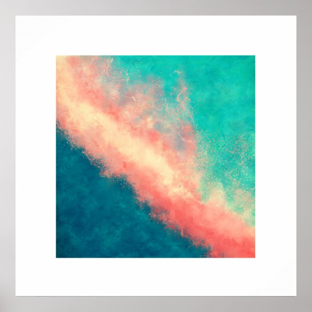 Pôster Paraíso da Areia Rosa (Praça Zen) (Frente)