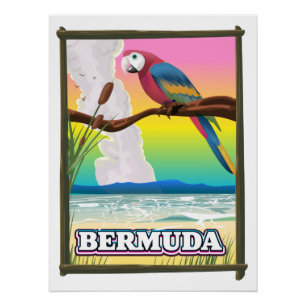 Pôster Paraíso das Bermudas.