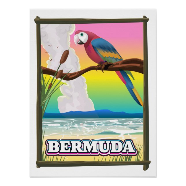 Pôster Paraíso das Bermudas. (Frente)