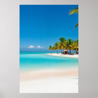 Poster Paraíso das Ilhas Tropicais