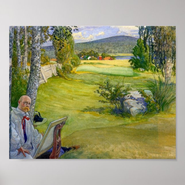 Pôster Paraíso na Suecia 1910 (Frente)