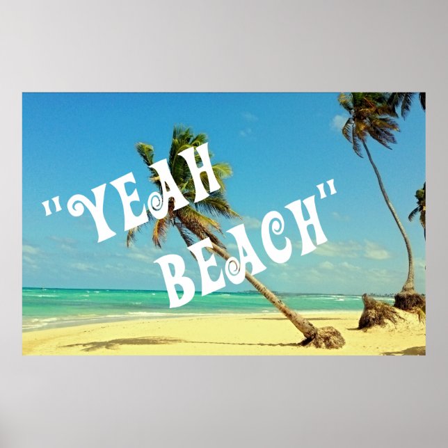 Pôster Paraíso tropical (Frente)