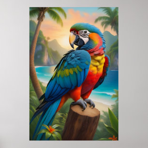 Poster Paraíso tropical do Havaí