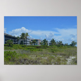 Poster Paraíso Tropical do Lado da Praia