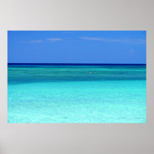 Poster Paraíso Verde Azul