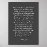 Parando por Woods numa Noite Neve, Robert Frost