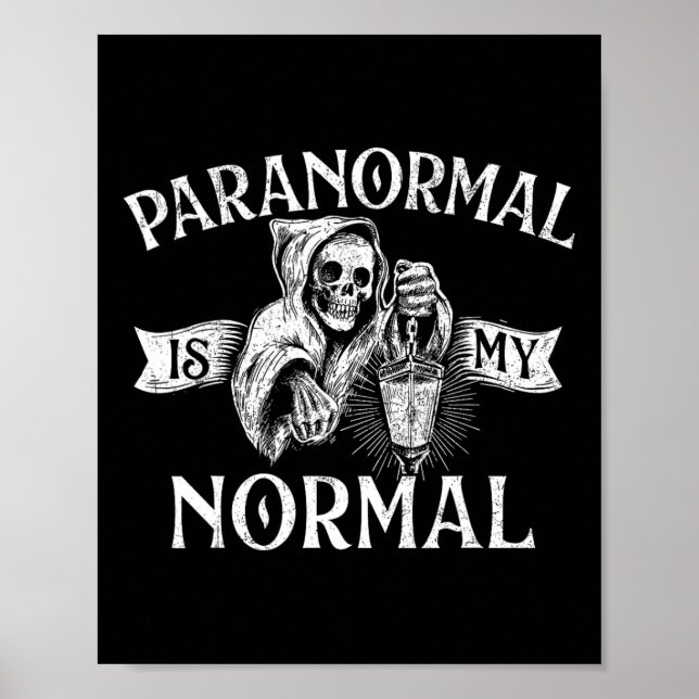 Poster Paranormal É Normal - Fantasma Fantasma Caçando Ha (Frente)