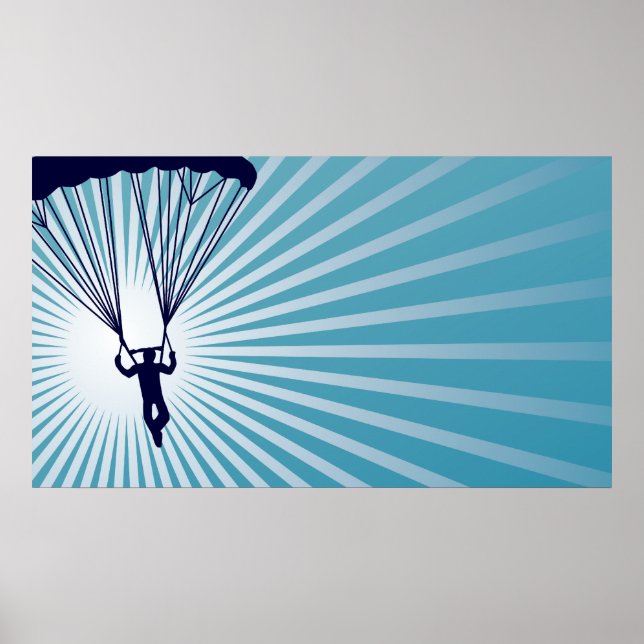 Pôster paraquedismo (Frente)