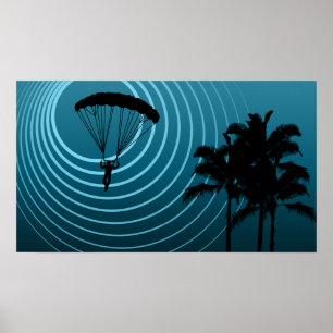 Pôster paraquedismo