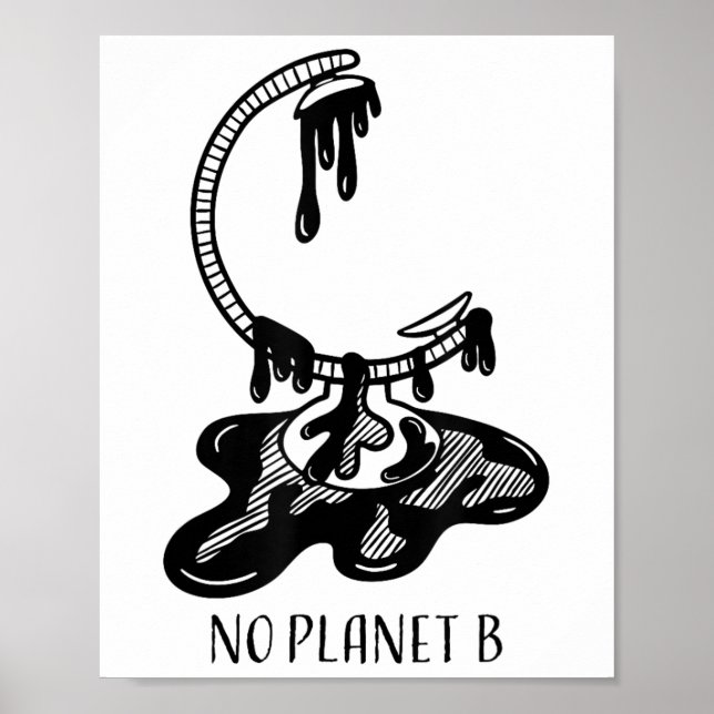 Poster Parar as alterações climáticas - Estância de prote (Frente)