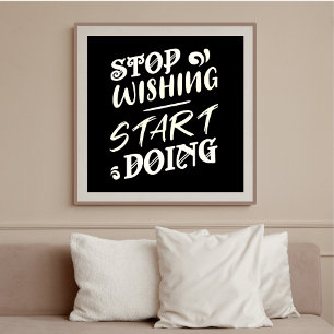 Poster Parar de Desejar, Começar a Fazer: Motivação Negri