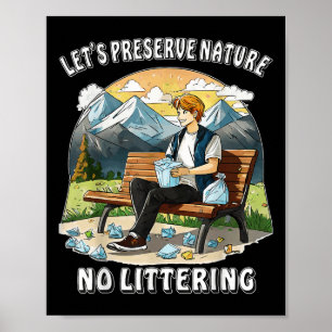 Poster Parar De Esfolar A Proteção Da Natureza Pro