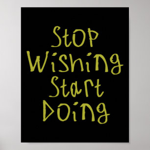 Poster Parar o Wishing de começar a fazer o Sticker2