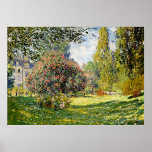Pôster Parc Monceau, de Claude Monet