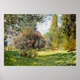 Pôster Parc Monceau por Claude Monet