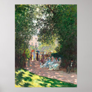 Poster Parc Monseau, de Claude Monet