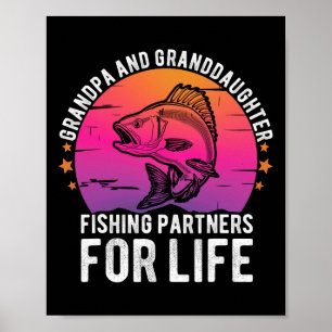 Poster Parceiros De Pesca Do Avô E Da Avô Para O Lif