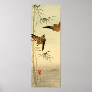 Pôster Pardais japoneses no.1
