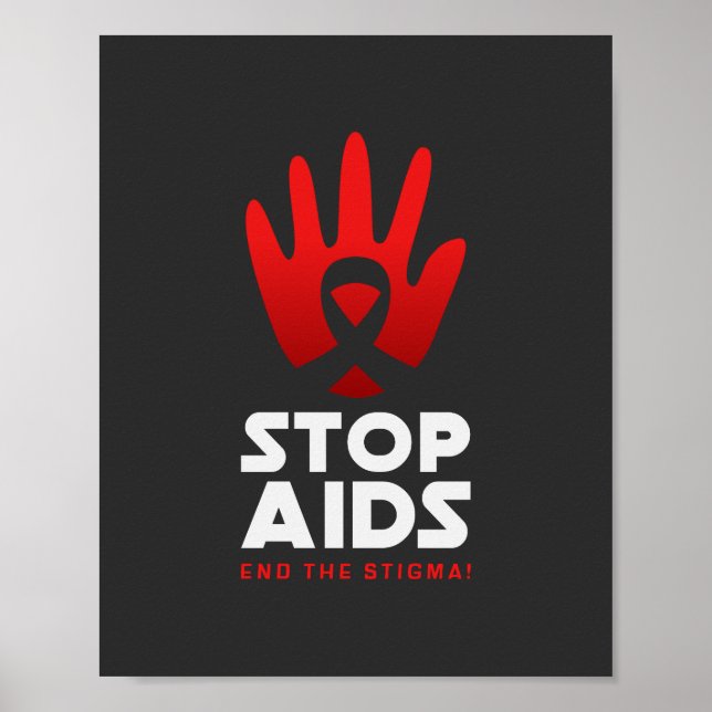 Poster Pare Aids (Frente)