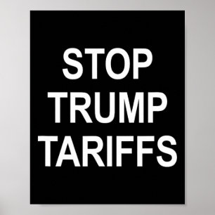 Poster Pare as Tarifas de Trump -