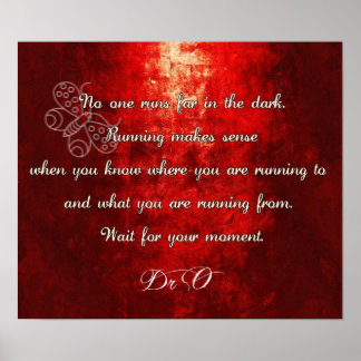 Poster Pare de correr!