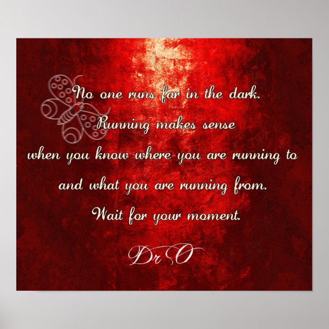 Poster Pare de correr! (Frente)