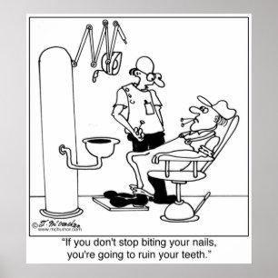 Poster Pare de morder suas Unhas