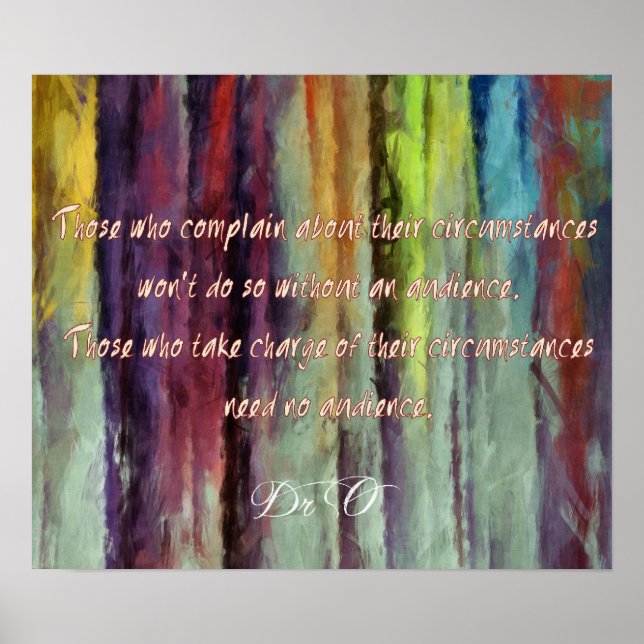 Pôster Pare De Reclamar! (Frente)