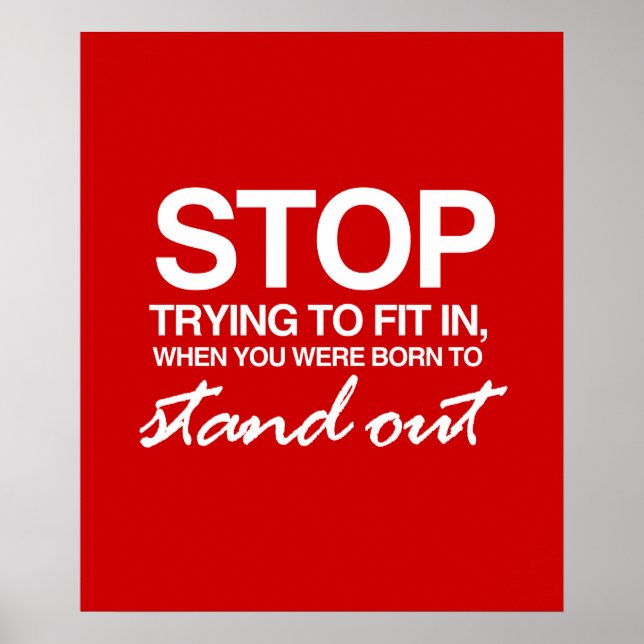 PÔSTER PARE DE TENTAR AJUSTADO (Frente)