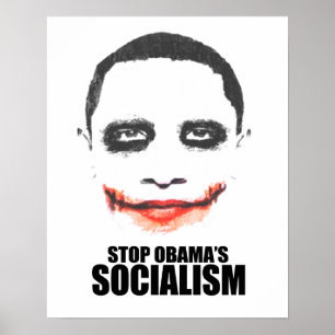 PÔSTER PARE O SOCIALISMO DE OBAMA
