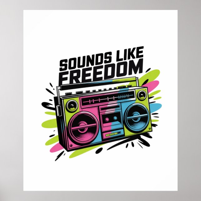 Poster Parece Liberdade (Frente)