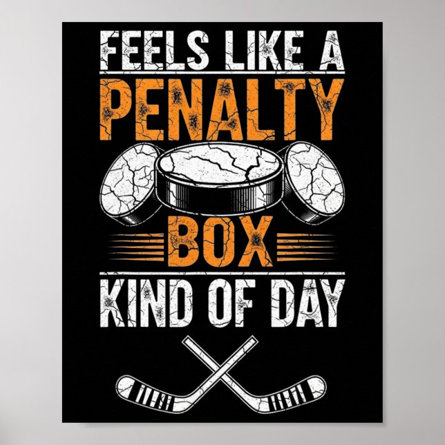 Poster Parece Um Dia De Caixa De Penalidade Engraçado De  (Frente)