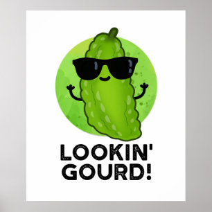 Poster Parecendo Gourd Legal Veggie Pun