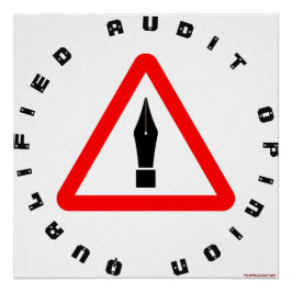 Pôster "Parecer de Auditoria Qualificado"