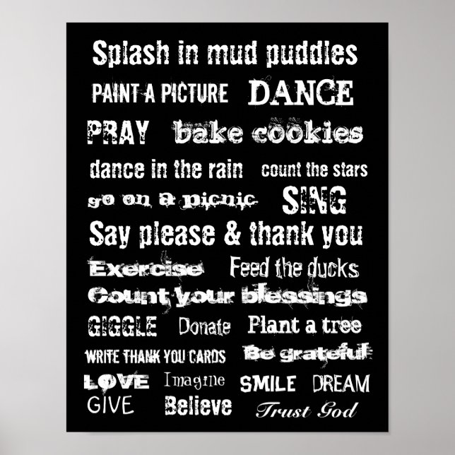 Poster Parede da família pendurada (Frente)