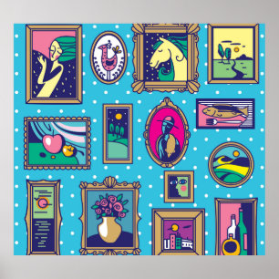 Poster Parede da Galeria: Coleção de Imagens Diversas