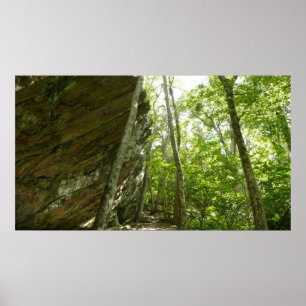 Poster Parede da rocha de Frazier no parque nacional de